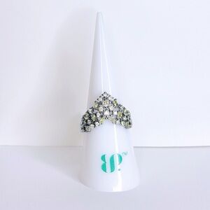 New Bomb Party “If Fire Had Geometry” Ring Size 8 RG78528